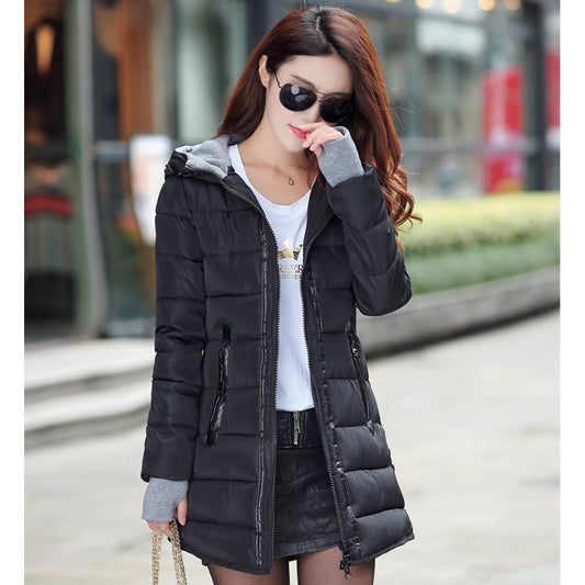 Mid-length down jacket women - Dlivs
