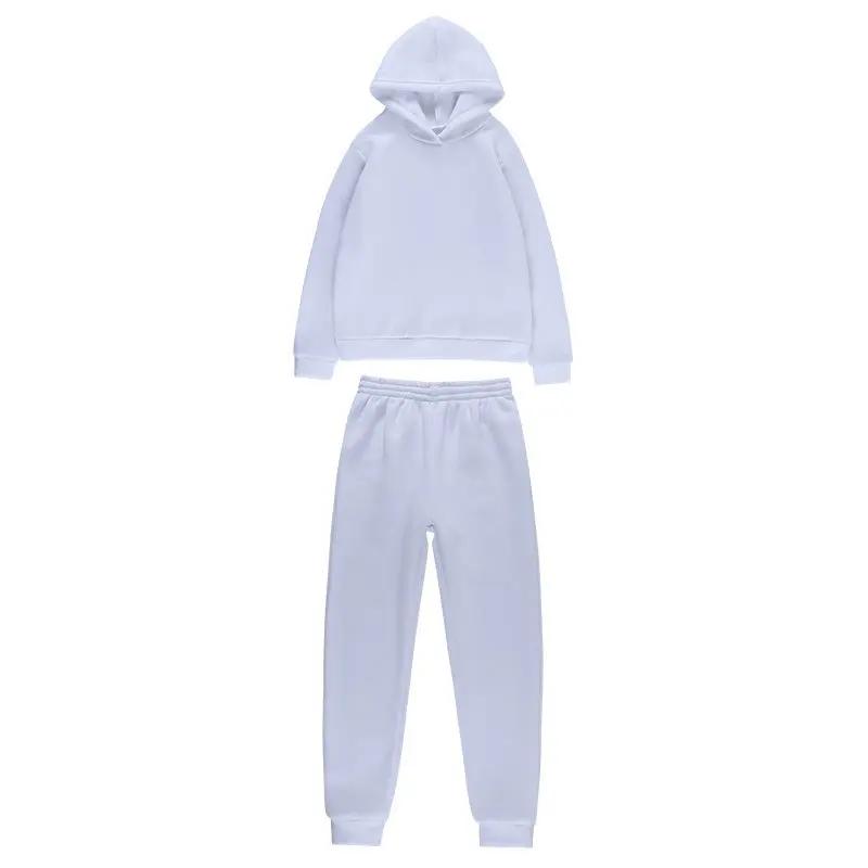 Dlivs Simple Solid Color Hooded Casual Suit - Dlivs