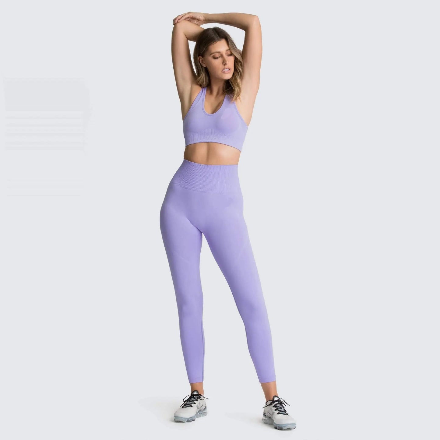 Seamless Gym Set Nylon Woman Sportswear - Dlivs
