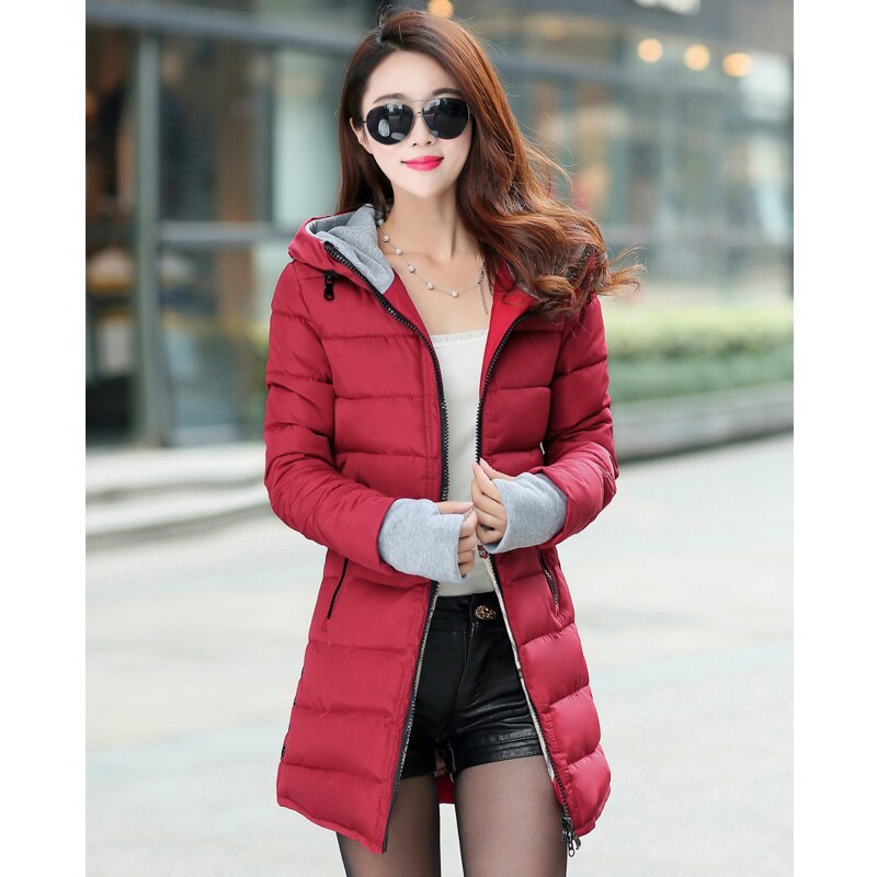 Mid-length down jacket women - Dlivs