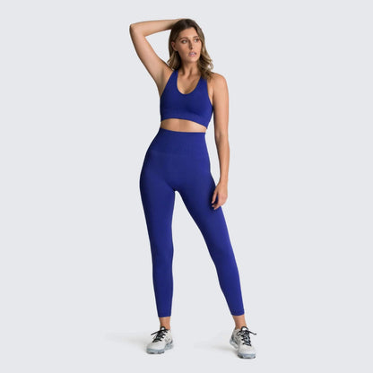 Seamless Gym Set Nylon Woman Sportswear - Dlivs