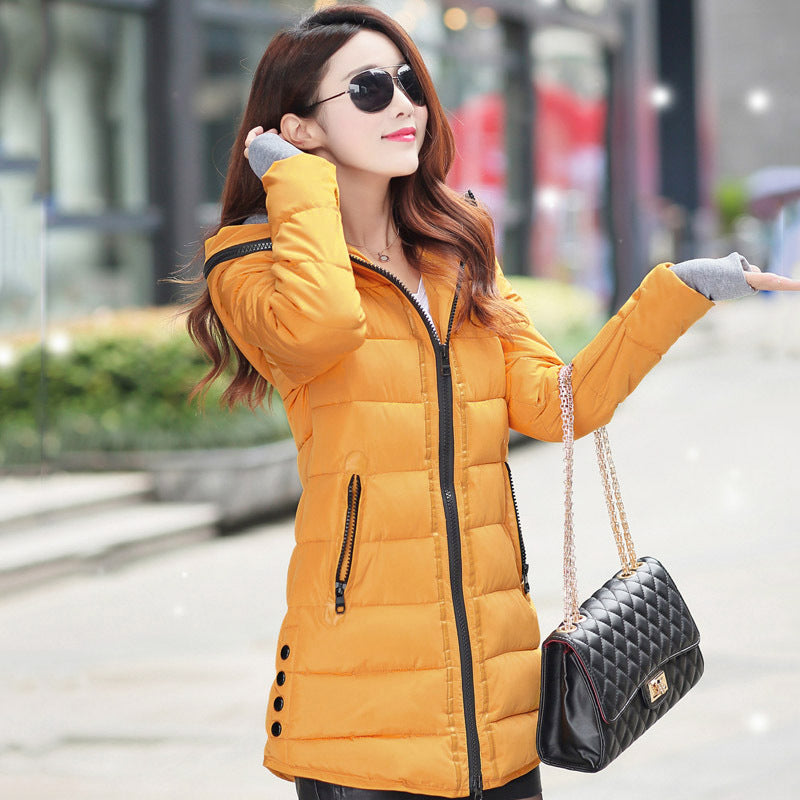 Mid-length down jacket women - Dlivs