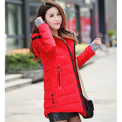 Mid-length down jacket women - Dlivs