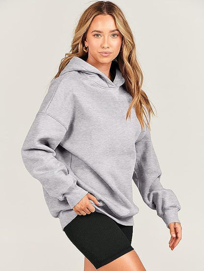 Dlivs Loose Hooded Sweater Women's Sports And Leisure - Dlivs